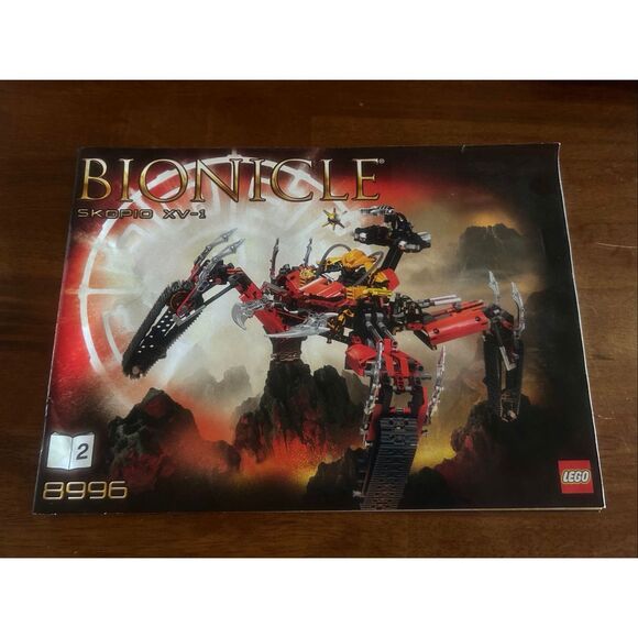 LEGO Bionicle Skopio XV-1 #8996 Instruction Manual Only (6008) - Picture 2 of 12